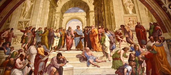 The School of Athens—a fresco by the Italian Renaissance artist Raphael.