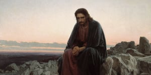 Christ in the Wilderness, 1872.
