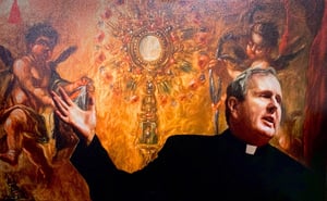 painting of fr spitzer by Ron st Angelo._slider-2